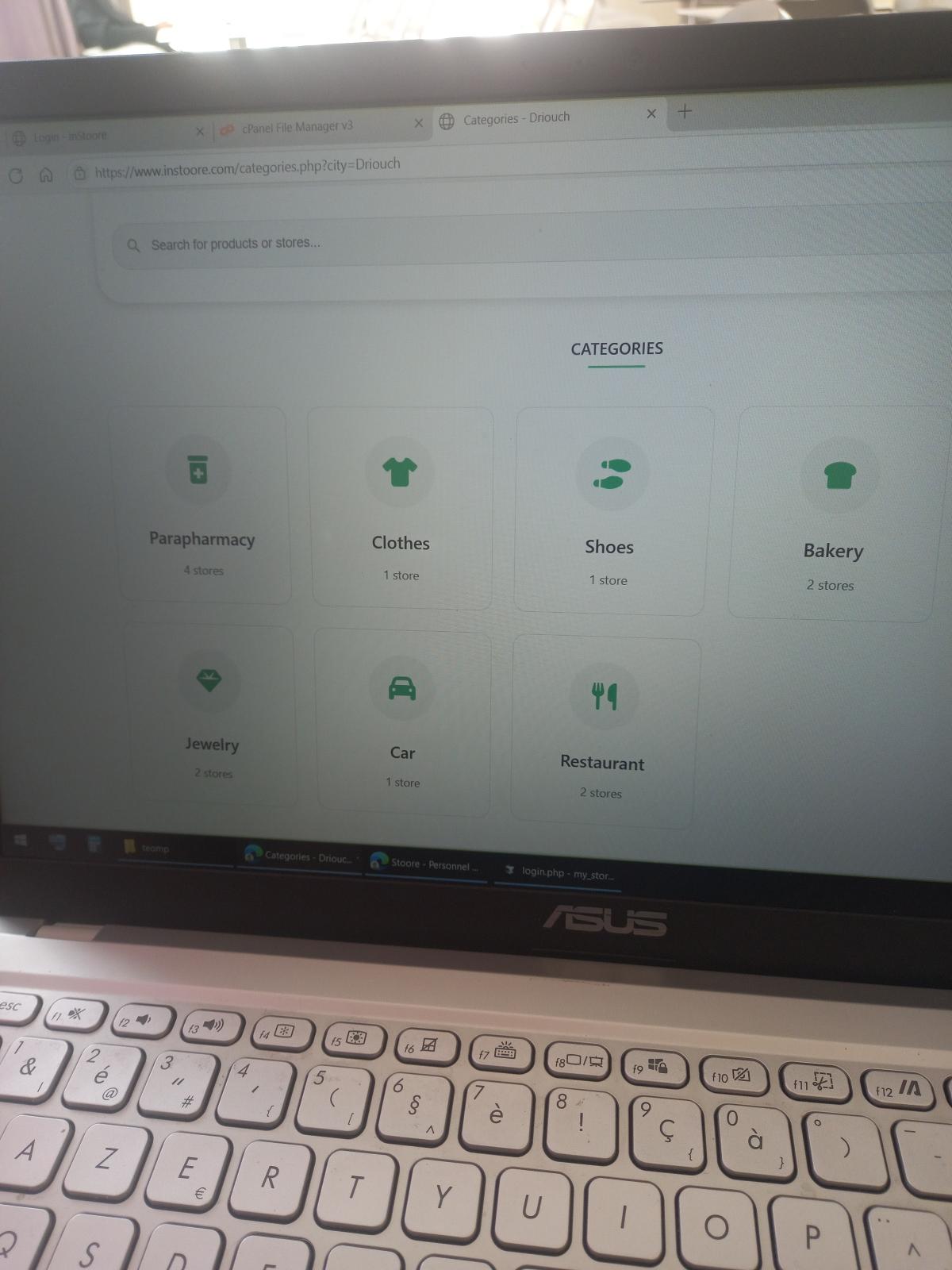 Test mobile